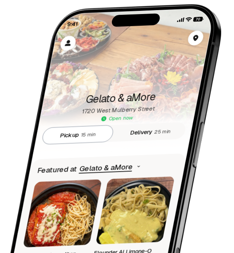 Gelato & aMore app preview